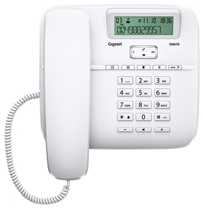 Проводной телефон GIGASET DA610 White