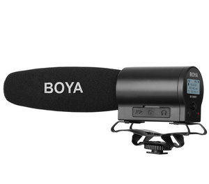 Микрофон накамерный Boya BY-DMR7 пушка с рекордером для DSLR камер и видеокамер