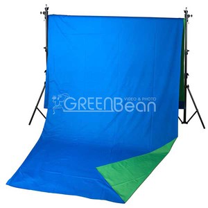 Фон тканевый хромакей GreenBean Field 240 х 500 B/G синий/зеленый