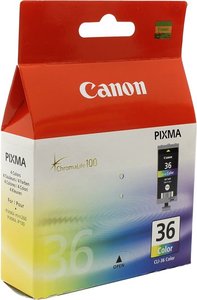 Картридж Canon CLI-36 Color 1511B001 Цветной для PIXMA iP100/260mini 250стр