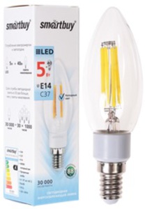 Лампа светодиодная Smartbuy C37 Filament
