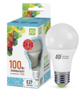 Лампа светодиодная ASD LED-A60-standard