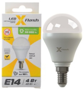 Лампа светодиодная X-Flash XF-BF-E14-4W-3K-220V
