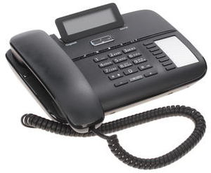 Телефон проводной Gigaset DA710 Black