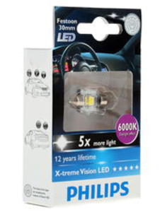 Светодиодная лампа Philips Festoon X-tremeVision 12941 6000KX1