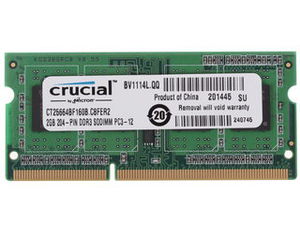 Оперативная память SODIMM Crucial [CT25664BF160B] 2 Гб