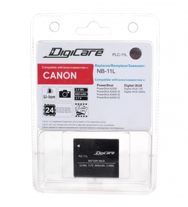 Аккумулятор DigiCare Canon PLC-11L / NB-11L / PowerShot A2300, A2400 IS, A3400 IS, A4000 IS, IXUS 125, 240HS