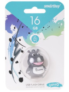 Память USB Flash 16 Gb Smartbuy Wild Series "Hippo"