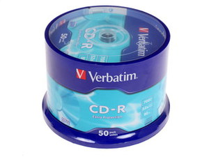 CD-диск Verbatim CD-R 700Mb 52x 50шт