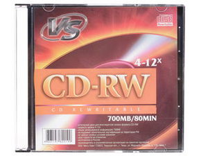 Диск VS CD-RW 700 Mb