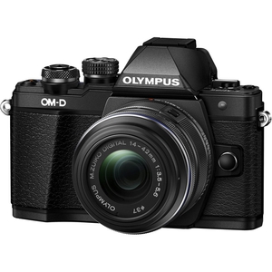 Цифровой фотоаппарат Olympus OM-D E-M10 Mark II Kit 14-42 II R (EZ-M1442-2R) черный