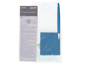 Стилус, защитная пленка, салфетка для WiiU GamePad