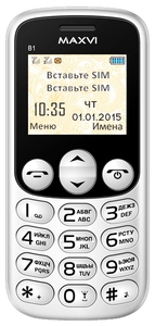 Мобильный телефон Maxvi B1 White