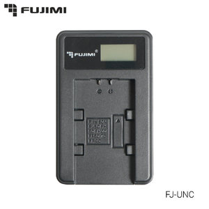 Зарядное устройство Fujimi для Olympus BLS5/BLS50 + Адаптер питания USB мощностью 5 Вт (USB, ЖК дисплей, система защиты)
