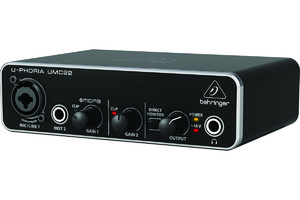 Аудио интерфейс Behringer U-PHORIA UMC22 USB