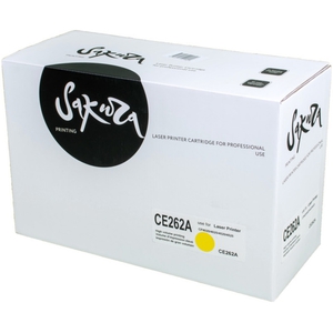 Картридж SAKURA CE262A для HP Color LaserJet CP4020/4025/4520/4525, желтый, 11000 к.