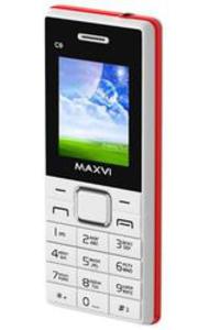 Мобильный телефон Maxvi C9 White-Red
