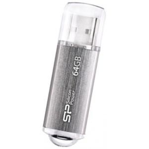 Память USB Flash 64Gb - Silicon Power Ultima II I-Series Silver SP064GBUF2M01V1S