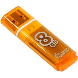 USB флешка 8Gb SmartBuy Glossy Orange SB8GBGS-Or