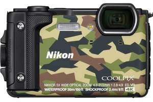 Цифровой фотоаппарат Nikon Coolpix W300 камуфляж
