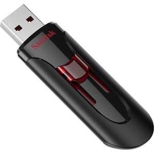 USB флешка 64Gb USB 3.0 SanDisk Cruzer Glide 3.0 (SDCZ600-064G-G35) черный