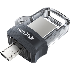 USB флешка 128Gb USB 3.0 SanDisk Ultra Dual Drive m3.0 (SDDD3-128G-G46) черный