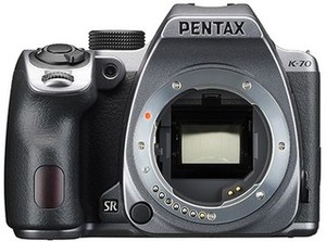 Цифровой фотоаппарат Pentax K-70 body silky серебристый