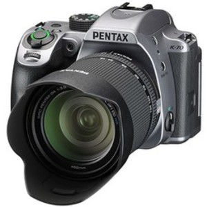Цифровой фотоаппарат Pentax K-70 Kit DA 18-135WR silky серебристый