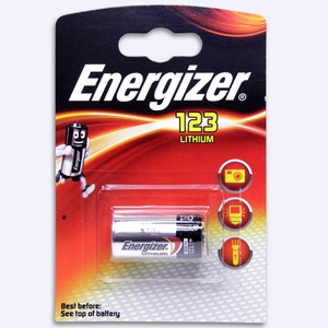 Элемент питания Energizer CR123A бл 1