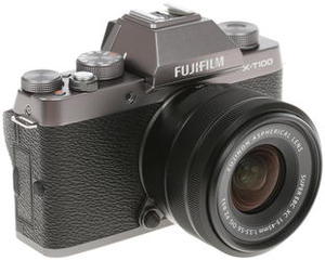 Цифровой фотоаппарат FujiFilm X-T100 Kit 15-45mm серый
