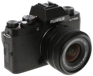 Камера со сменной оптикой FujiFilm X-T100 Kit 15-45mm черный