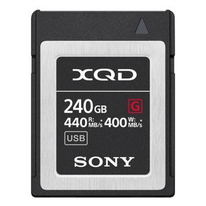 Карта памяти XQD 240Gb Sony QDG240F G series (440/400 MB/s)