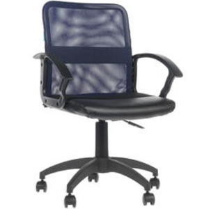 Кресло офисное Бюрократ CH-590/BL/BLACK синий