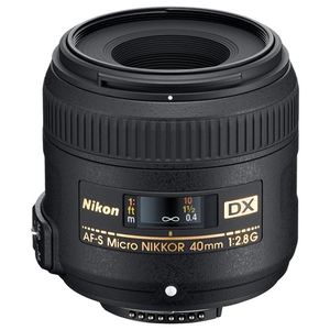 Объектив Nikon 40mm F2.8G AF-S DX Micro NIKKOR (JAA638DA)